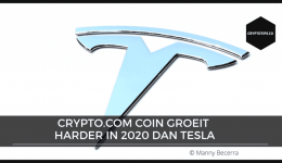 Crypto.com Coin groeit harder in 2020 dan Tesla