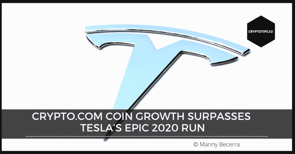 Crypto.com Coin Growth Surpasses Tesla’s Epic 2020 Run