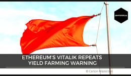 Ethereum’s Vitalik Repeats Yield Farming Warning