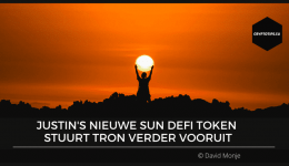 Justin's nieuwe SUN DeFi token stuurt Tron verder vooruit