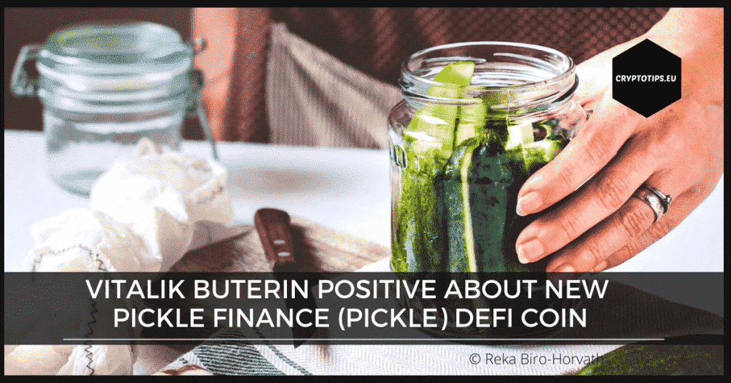 Vitalik Buterin positive about new Pickle Finance (PICKLE) DeFi coin