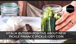 Vitalik Buterin positive about new Pickle Finance (PICKLE) DeFi coin