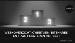 Weekoverzicht: CyberVein, BitShares en TRON presteren het best