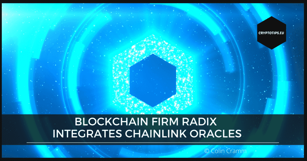 Blockchain firm Radix integrates Chainlink oracles