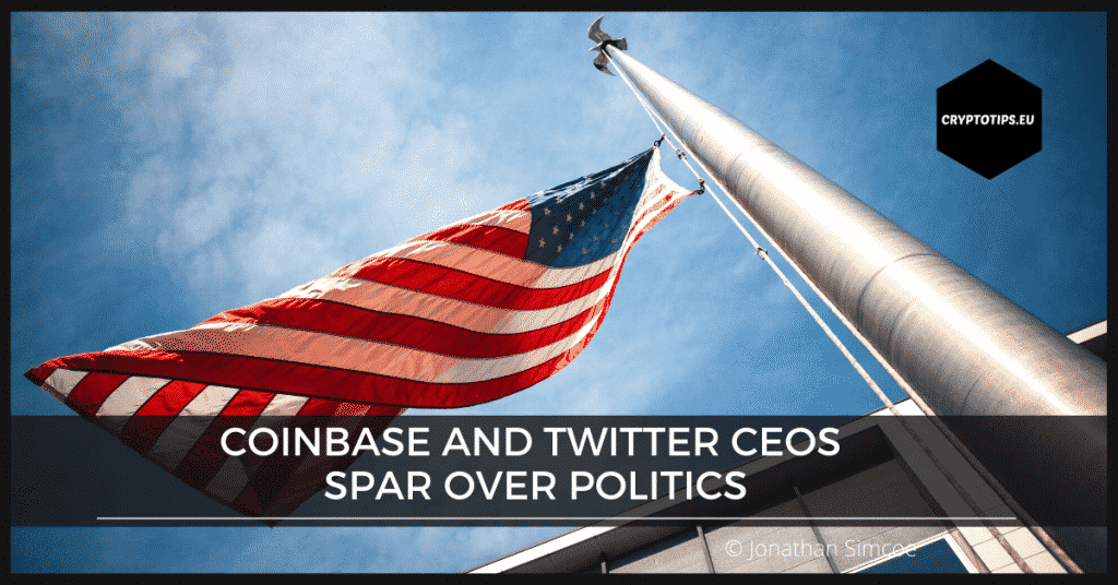 Coinbase And Twitter CEOs Spar Over Politics