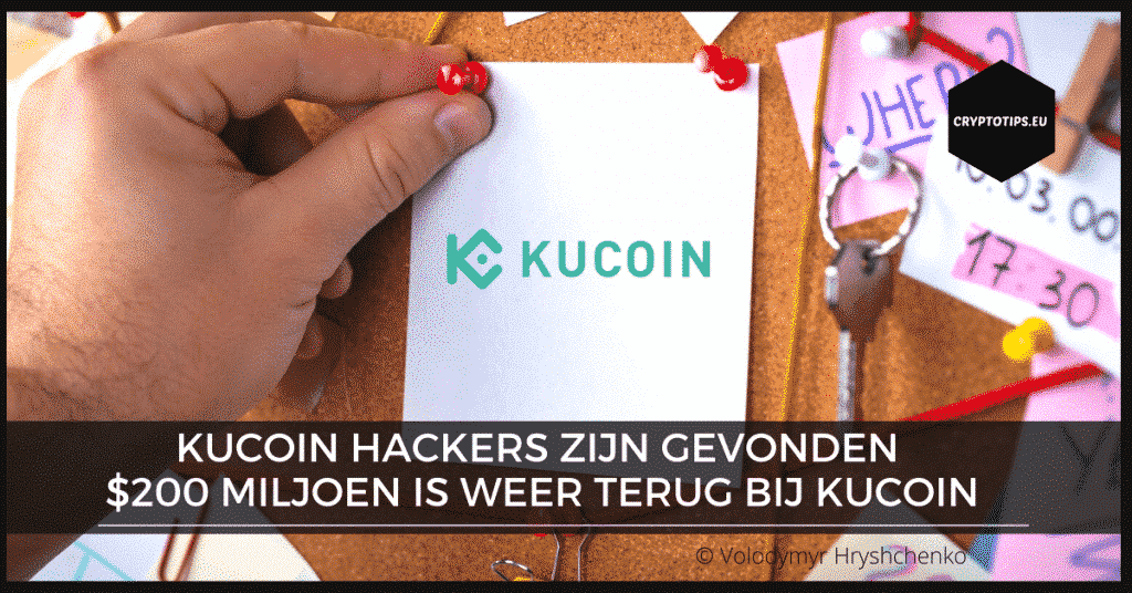 KuCoin hackers zijn gevonden en $200 miljoen is weer terug bij KuCoin