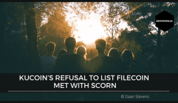 KuCoin’s Refusal To List Filecoin Met With Scorn