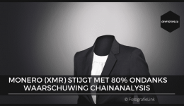 Monero (XMR) stijgt met 80% ondanks waarschuwing Chainanalysis