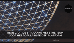 Tron gaat de strijd aan met Ethereum voor het populairste DeFi platform