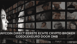 Anycoin Direct eerste echte crypto broker goedgekeurd door DNB