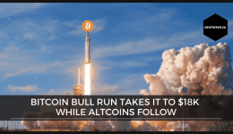 Bitcoin Bull Run Takes it to $18k while Altcoins like XRP Follow