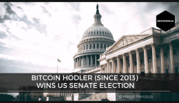Bitcoin HODLer (Since 2013) Wins US Senate Election