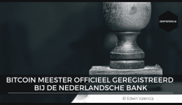 Bitcoin Meester, Bitladon officieel geregistreerd bij De Nederlandsche Bank