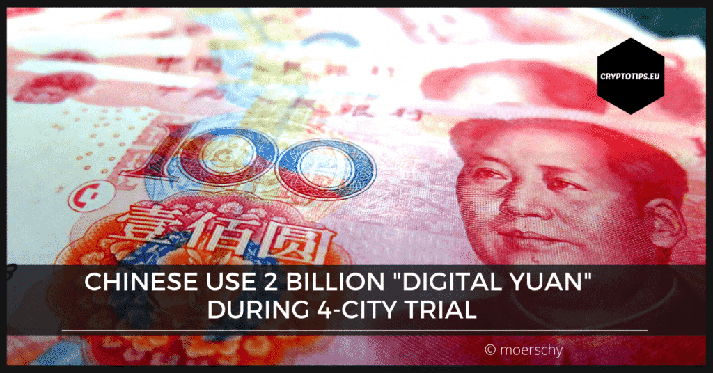 Chinese Use 2 Billion "Digital Yuan" During 4-City Trial