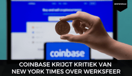 Coinbase krijgt kritiek van New York Times over werksfeer