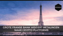 Crédit Lyonnais bank weigert betalingen naar crypto platforms