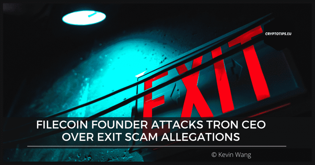 FileCoin Founder Attacks Tron CEO Over Exit Scam Allegations