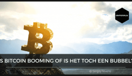 Is Bitcoin booming of is het toch een bubbel?