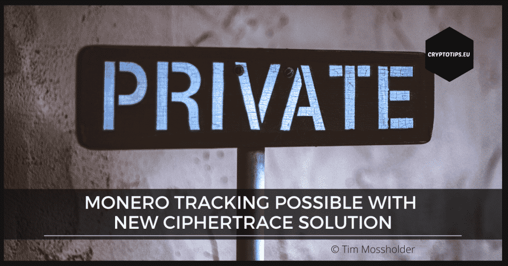 Monero tracking possible with new CipherTrace solution