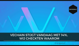 VeChain stijgt vandaag met 14%, wij checkten waarom