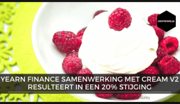 Yearn Finance samenwerking met Cream v2 resulteert in een 20% stijging