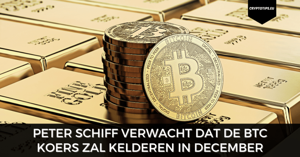 Bitcoin scepticus Peter Schiff verwacht een Bitcoin daling in december
