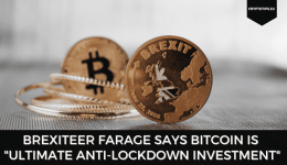 Brexiteer Farage Says Bitcoin Is "Ultimate Anti-Lockdown Investment"