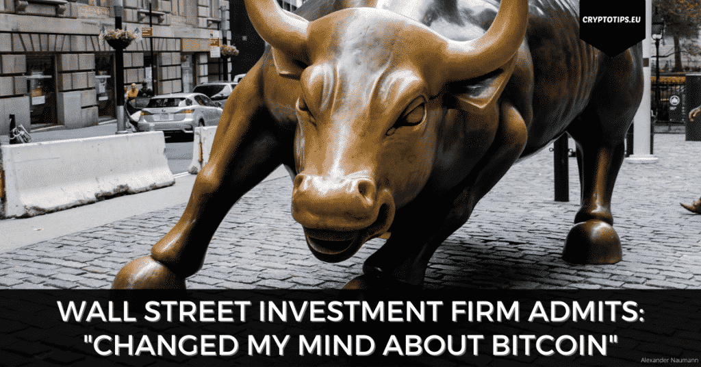Wall Street AllianceBernstein Admits: "Changed My Mind About Bitcoin"