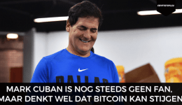 Mark Cuban is geen Bitcoin fan, maar denkt wel dat Bitcoin kan stijgen