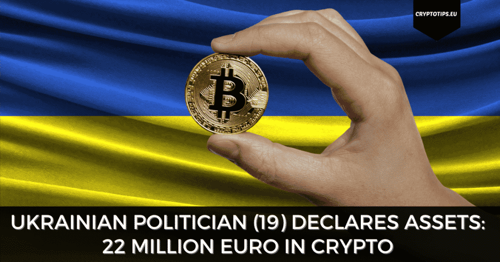 Rostislav Solod (Ukrainian Politician) Owns 23.2 Million Euro in Crypto