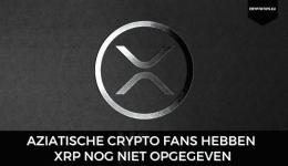 Aziatische crypto fans hebben XRP nog niet opgegeven