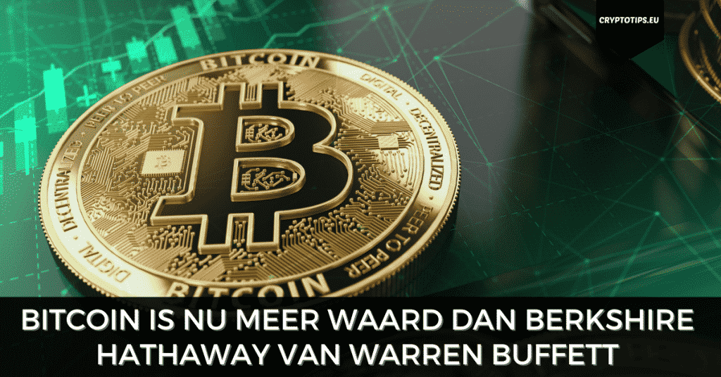 Bitcoin is nu meer waard dan Berkshire Hathaway van Warren Buffett