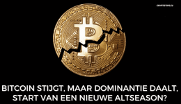 Bitcoin stijgt, maar dominantie daalt, start van een nieuwe altseason?