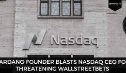 Cardano Founder Blasts Nasdaq CEO For Threatening WallStreetBets