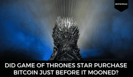 Did Game Of Thrones Star Purchase Bitcoin Just Before It Mooned?
