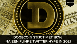 Dogecoin stijgt met 197% na een flinke Twitter hype in 2021
