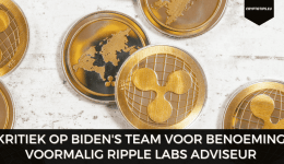 Kritiek op Biden's team voor benoeming voormalig Ripple Labs adviseur
