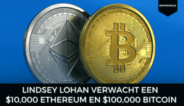Lindsey Lohan verwacht een $10,000 Ethereum en $100,000 Bitcoin