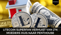Litecoin superfan verhuist van z'n moeders huis naar penthouse