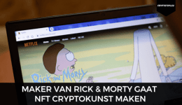 Maker van Rick & Morty gaat NFT cryptokunst maken