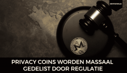 Privacy coins worden massaal gedelist door regulatie