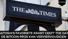 Satoshi's favoriete krant geeft toe dat de Bitcoin prijs kan verviervoudigen