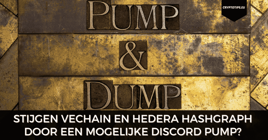 Stijgen VeChain en Hedera Hashgraph door een mogelijke Discord pump?