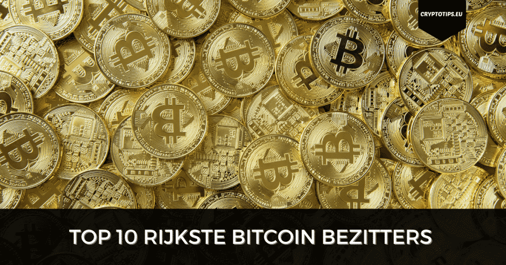 Top 10 rijkste Bitcoin bezitters