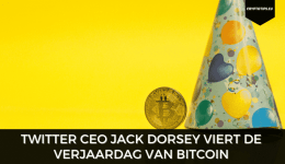 Twitter CEO Jack Dorsey viert de verjaardag van Bitcoin