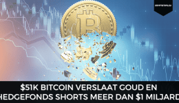 $51k Bitcoin verslaat goud en hedgefonds shorts meer dan $1 miljard