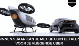 Binnen 5 jaar betaal je met Bitcoin voor je vliegende Uber