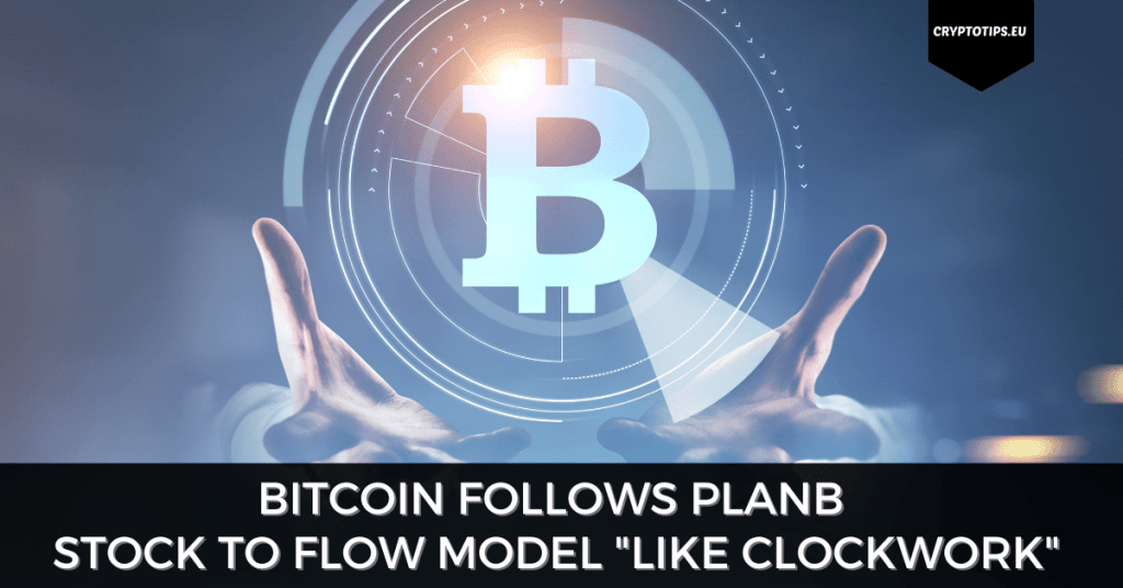 Bitcoin Follows PlanB Stock To Flow Model "Like Clockwork"