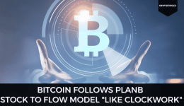 Bitcoin Follows PlanB Stock To Flow Model "Like Clockwork"