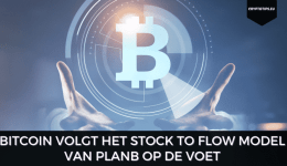 Bitcoin volgt het Stock To Flow model van PlanB op de voet